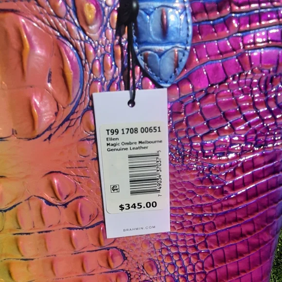 NWT Brahmin Ellen tote magic ombre